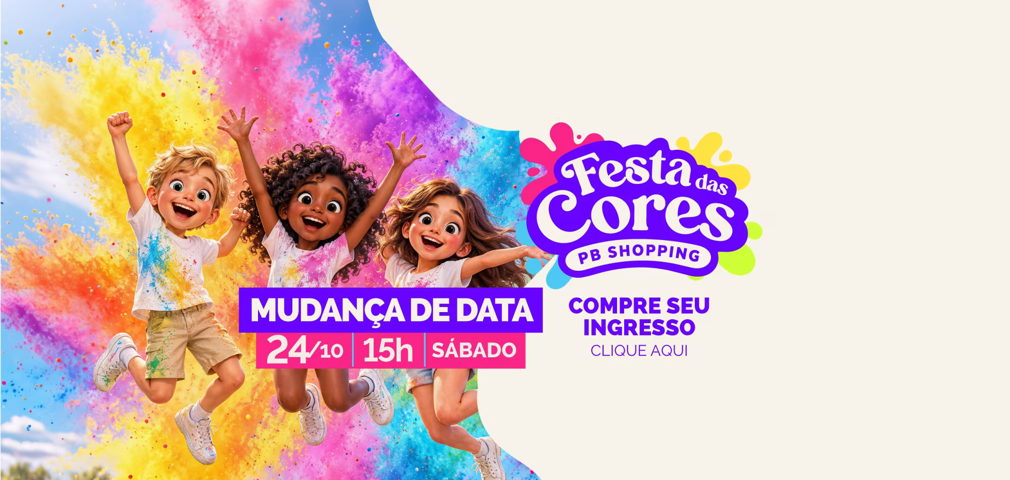 Banner no PB shopping
