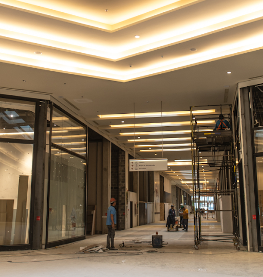 A CONSTRUÇÃO no PB shopping