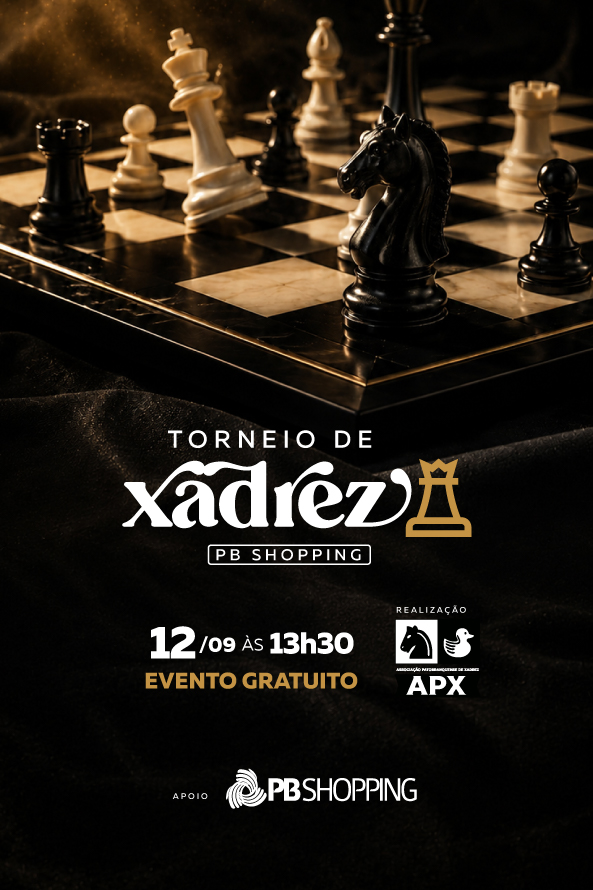 Torneio de Xadrez no PB shopping