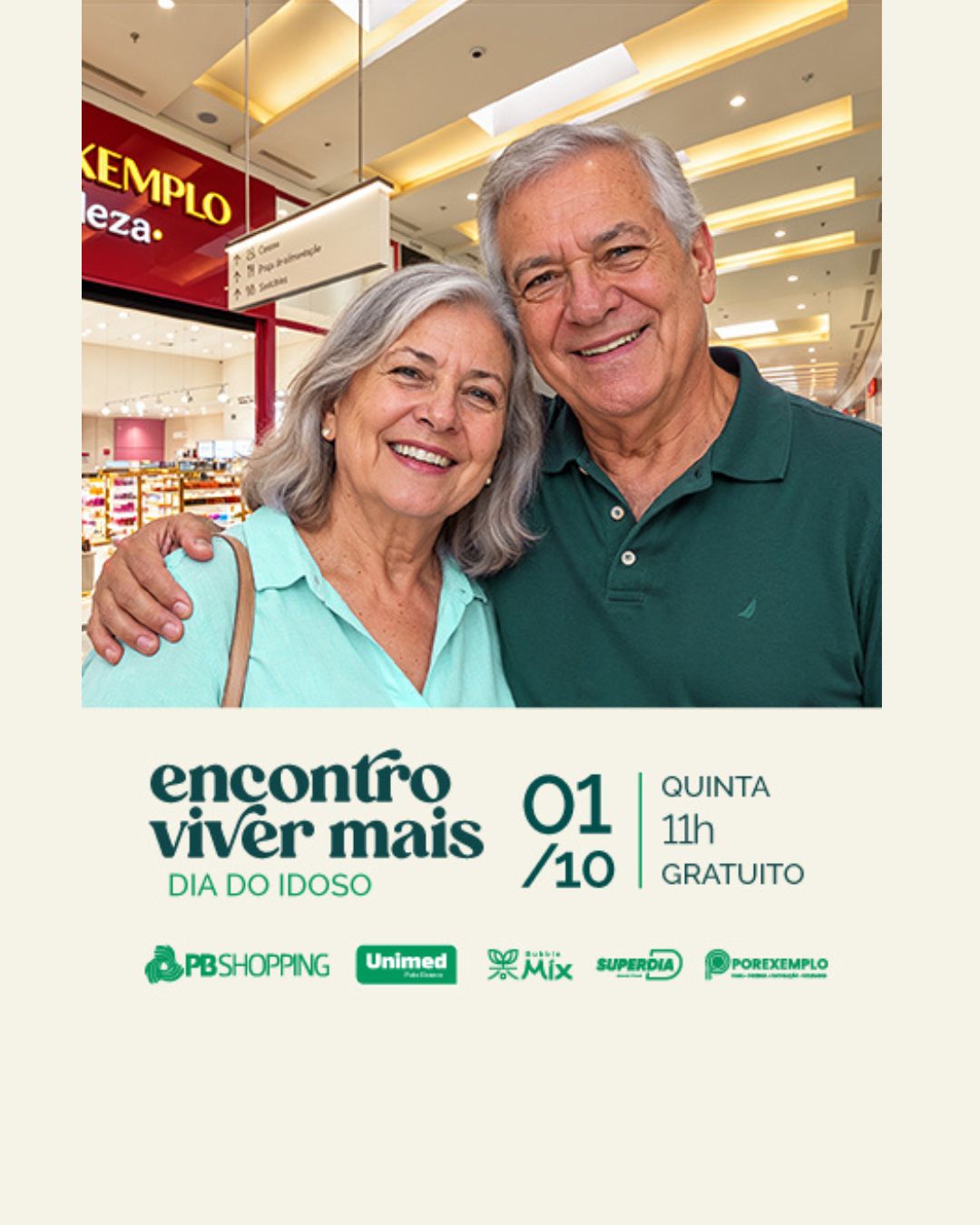 Dia do Idoso no PB shopping